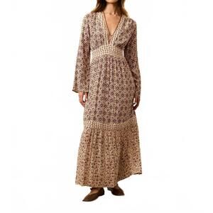 NEW FAHERTY dakota dress in sunrise azulejos